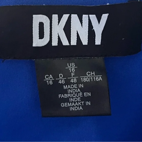 DKNY Blue Women's Dress - Picture 3 of 3